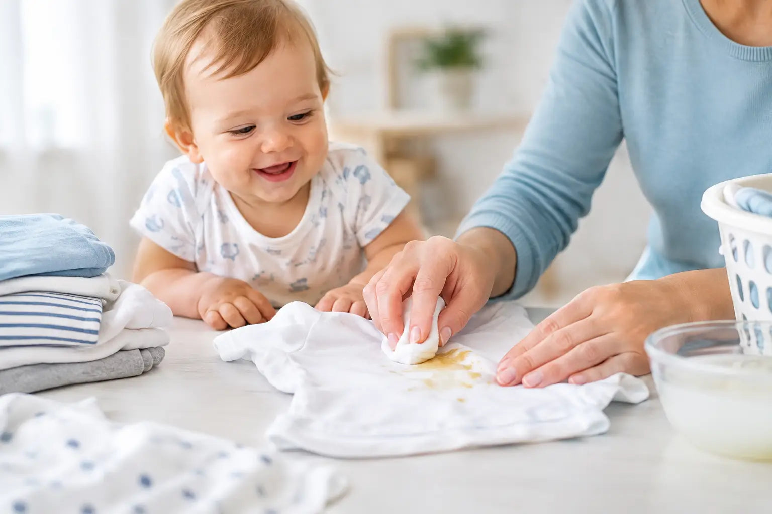 Baby Stain Removal That Saves Little Outfits