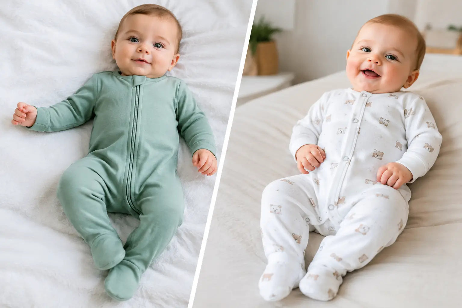 Zip Sleepsuits Versus Poppers: Which Is Best?