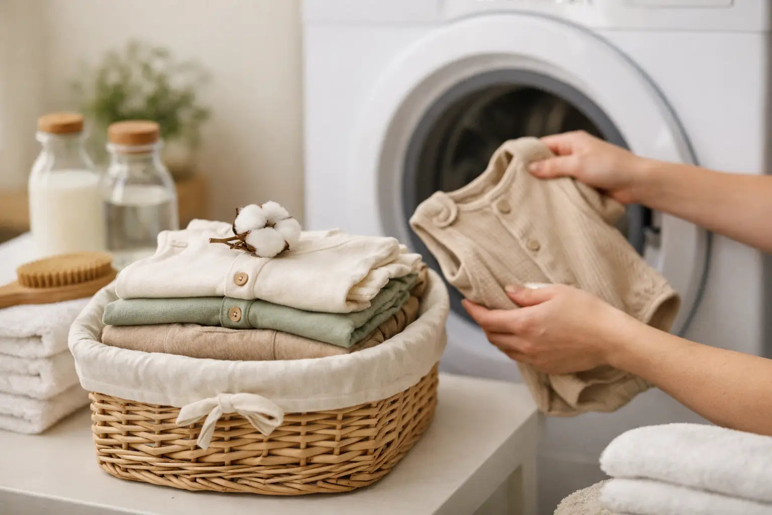 How to Wash Organic Baby Rompers Properly