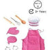 11pc Kids Baking Set: Apron, Chef Hat & Utensils - Little Fashion