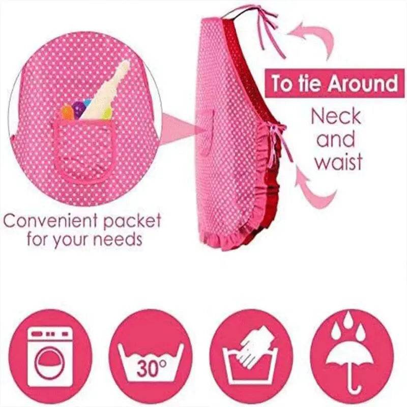 11pc Kids Baking Set: Apron, Chef Hat & Utensils - Little Fashion