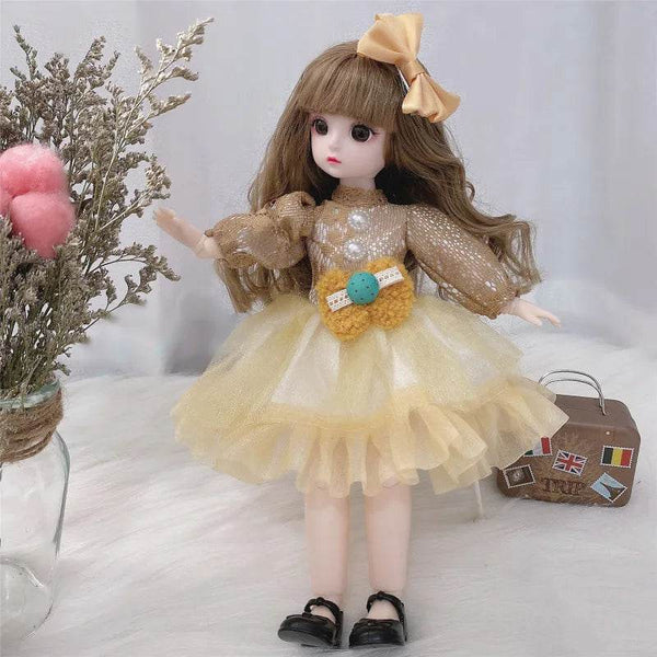 12-inch BJD Doll, Moveable Joints, Clothes, Shoes, Toy Gift - Little Fashion