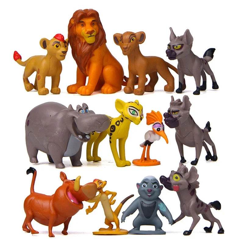 12 - Pack Lion Guard Kion PVC Action Figures Set - collection_name