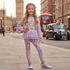 Giorgio Bambini Girls Crown Teddy Peplum Legging Set