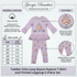Giorgio Bambini Girls Crown Teddy Peplum Legging Set