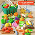 25PCS Kids Kitchen Toy Set with Music & Cutting Play - Little Fashion