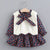 2pc Girl's Fur Vest & Velvet Princess Dress Set - Little Fashion