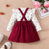 2PCS Baby Girl Princess Dress Set | Romper Skirt 0 - 18M - collection_name