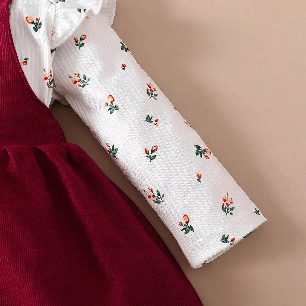 2PCS Baby Girl Princess Dress Set | Romper Skirt 0 - 18M - collection_name