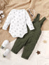 3–12M Baby Bear Clothes – Long Sleeve & Pants - Little Fashion