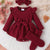 3pc Baby Girl Ribbed Dress, Socks & Headband - Little Fashion