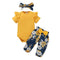 3PCS Baby Girl Outfit Set | Bodysuit & Floral Pants - Little Fashion