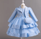 3PCs Satin Princess Party Dress Set - Little Fashion