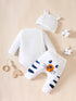 3PCS Tiger Baby Outfit – Hoodie & Pants Set - Little Fashion