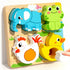 4 - in - 1 Wooden Animal Puzzle for Kids - collection_name