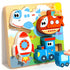 4 - in - 1 Wooden Animal Puzzle for Kids - collection_name