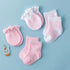4 Pairs Baby Socks & Gloves Set - Little Fashion