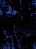 Close-up of blue textured fabric with a pattern