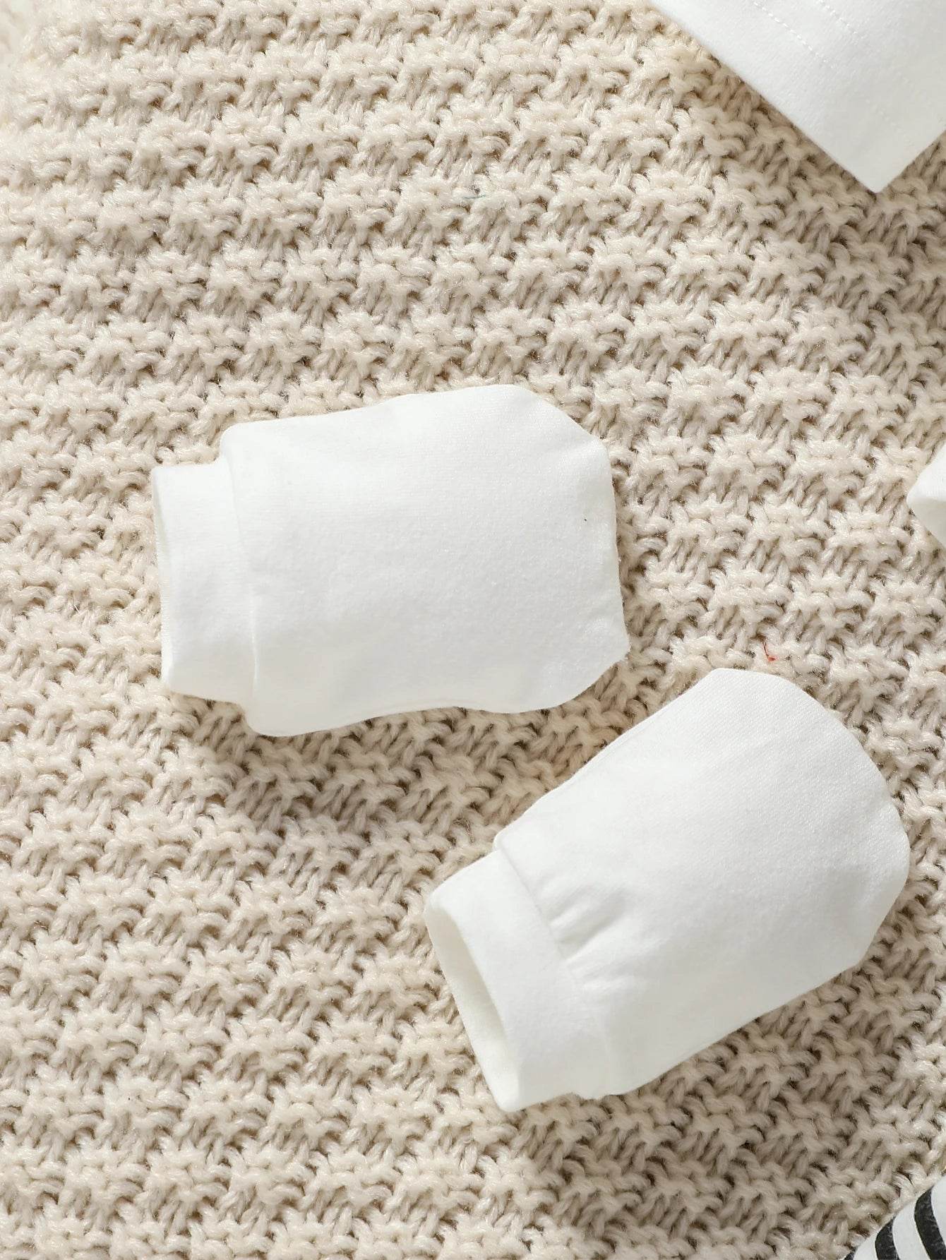 4PCS Baby Boy Elephant Outfit Set – Pantsuit & Accessories - Little Fashion