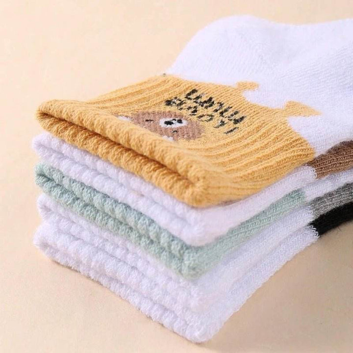 5-Pack Low Cut Ankle Socks for Baby & Toddler - Little Fashion