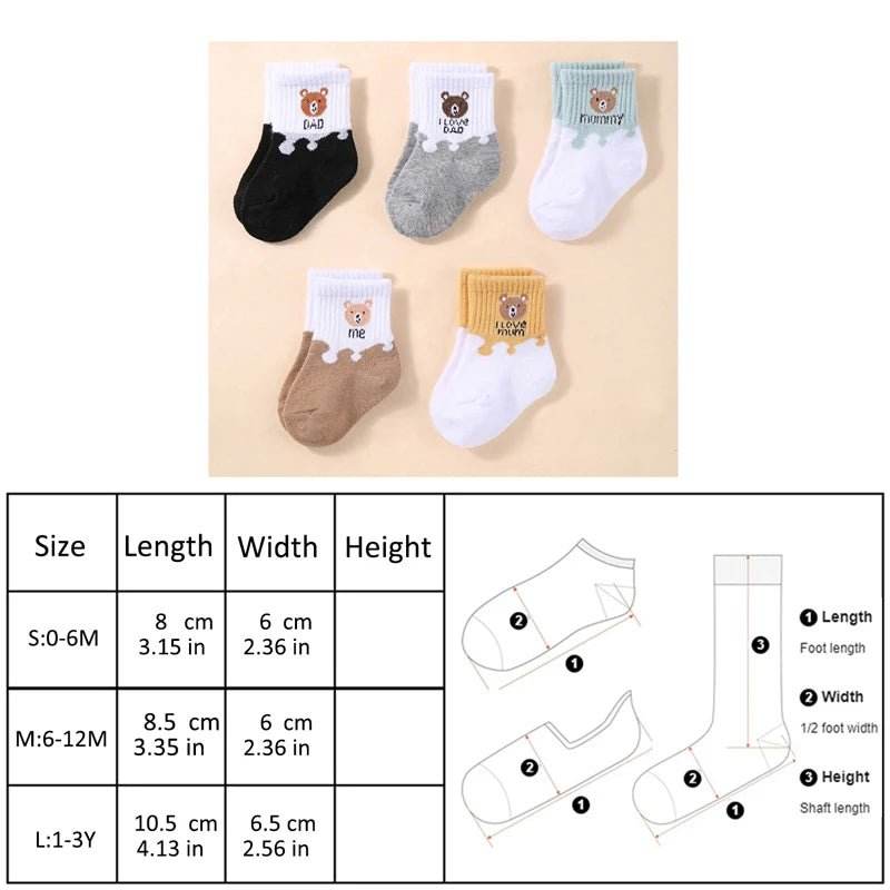 5-Pack Low Cut Ankle Socks for Baby & Toddler - Little Fashion