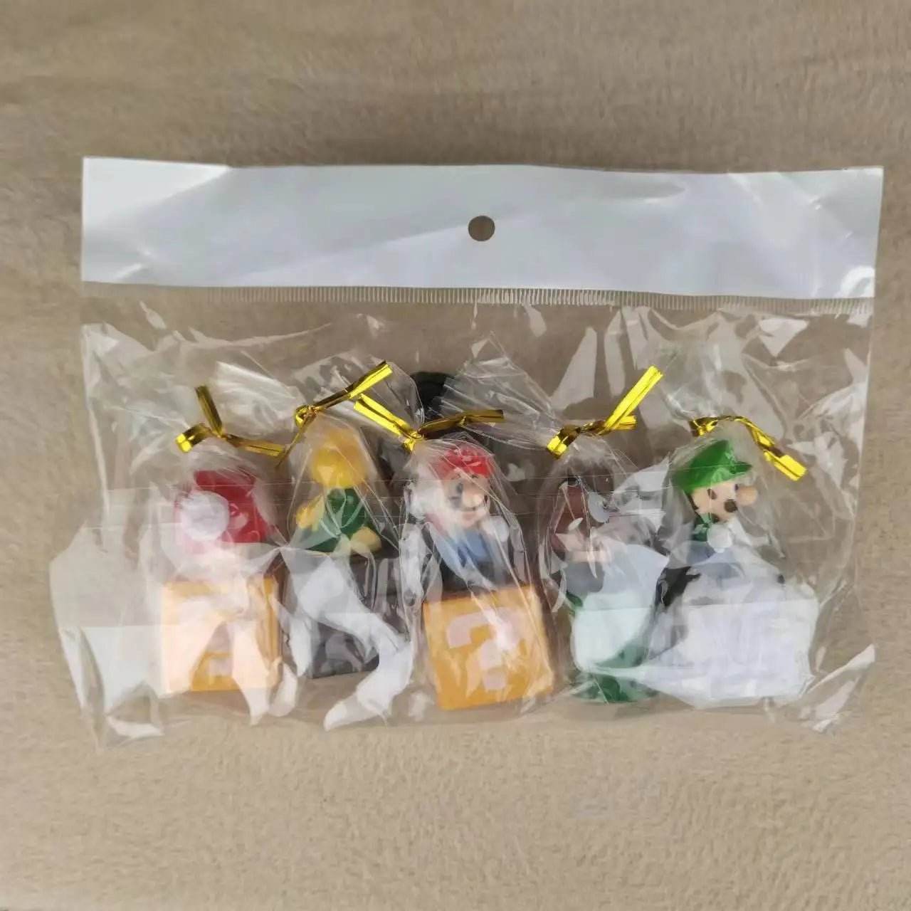 5pcs Super Mario Action Figure Set | Cake Toppers - Little Fashion