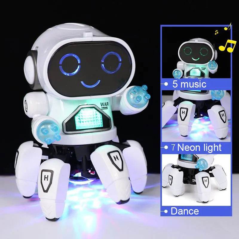 6-Claw Octopus Robot Toy with Music & LED Lights - Little Fashion