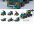 6-in-1 Police Building Blocks Set - Car, Truck, Plane - Little Fashion