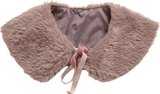 Christmas Dress for Girls with Faux Fur Jacket and Collar - Little Fashion