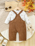 Baby Boy Bear Print Top and Pullover Set