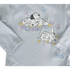 Gray shirt with cartoon dog design and '101 Dalmatians' logo.