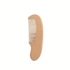 Wooden comb on a white background