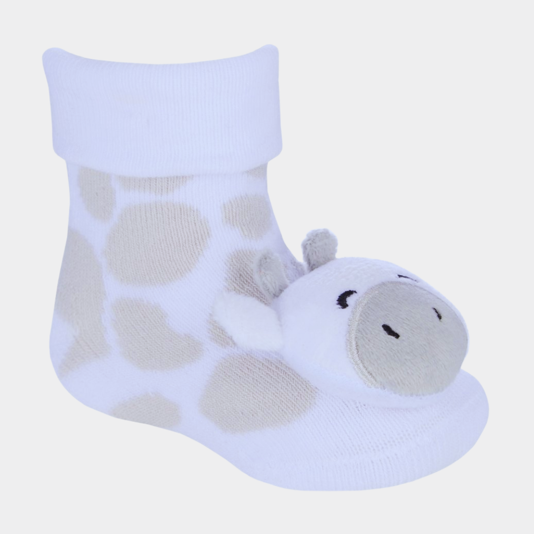 Baby Novelty Giraffe Rattle Socks | 0–12 Months