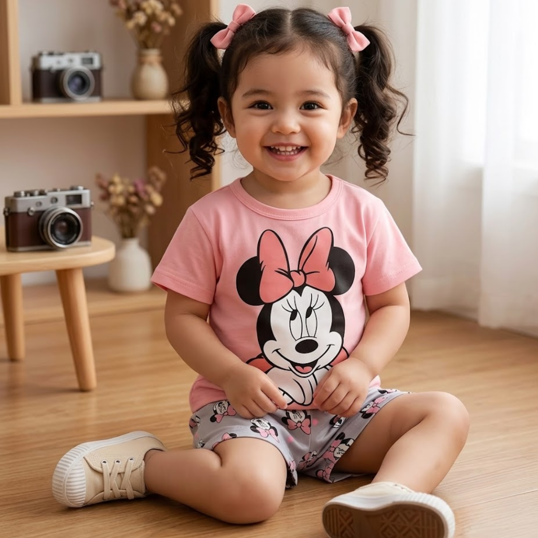 Minnie Mouse Baby Girl Summer Set (0-4T)