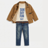 Baby Boy Casual Outfit Set | Jacket, Shirt & Jeans