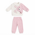 A layout of Baby Girl Waffle Bear Outfit Set 