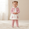  image of 2 years baby girl wearing Baby Girls Glitter Teddy Set