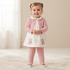  image of 2 years baby girl wearing Baby Girls Glitter Teddy Set