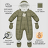 Infographic image of Baby Warm Plush Snowsuit