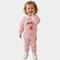 Girls Pink Tracksuit 2-Piece – Soft Cotton Loungewear
