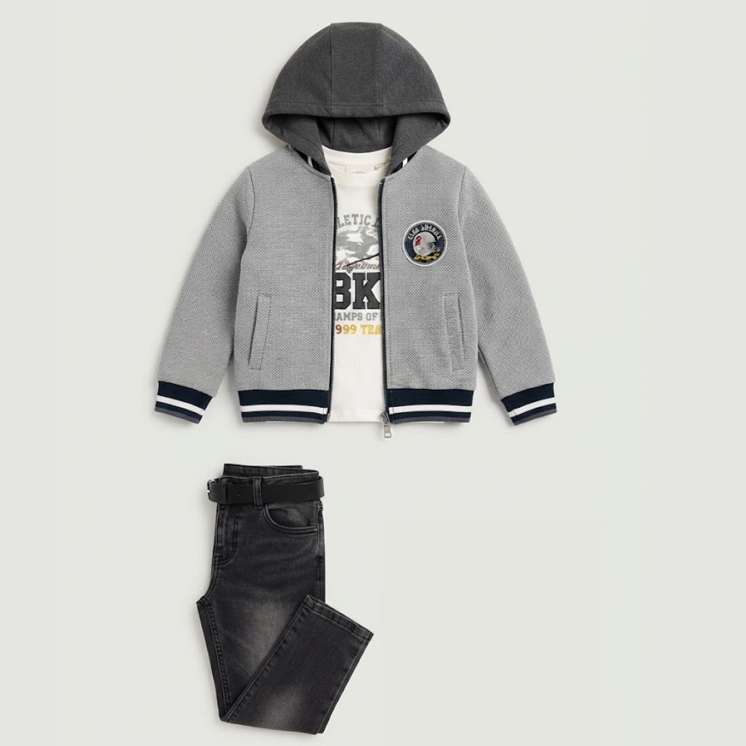 Image of Boys' 3-Piece Activewear Set 4-7Y