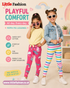 Girls Peppa Pig Leggings 2-Pack – Soft Cotton Bottoms