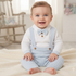 Little Gent Boys Bow Tie Bodysuit & Braces Set 0-12M
