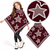 Girls Warm Star Pattern Capshashawl (4-14Y)