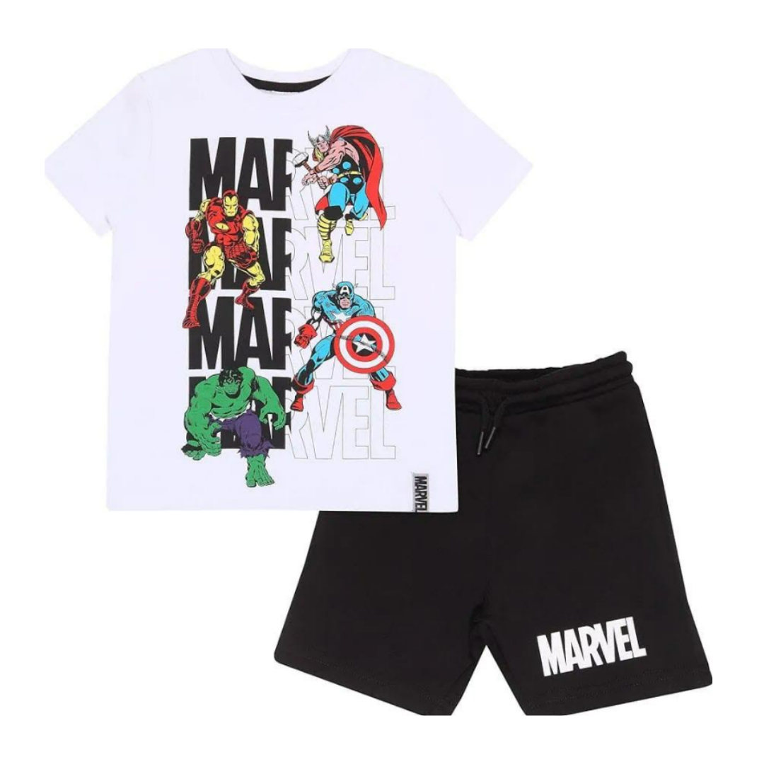 Marvel Kids Short Pyjama with white background