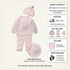 Rock A Bye Baby Girls Cable Knit 3 Piece Set 0-12M