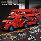 2-in-1 Truck & Race Track Toy for Kids – Educational Fun - Little Fashion