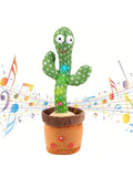Dancing Talking Cactus Toy | Sings, Records & Repeats What You Say | Interactive Plush for Baby Boys & Girls