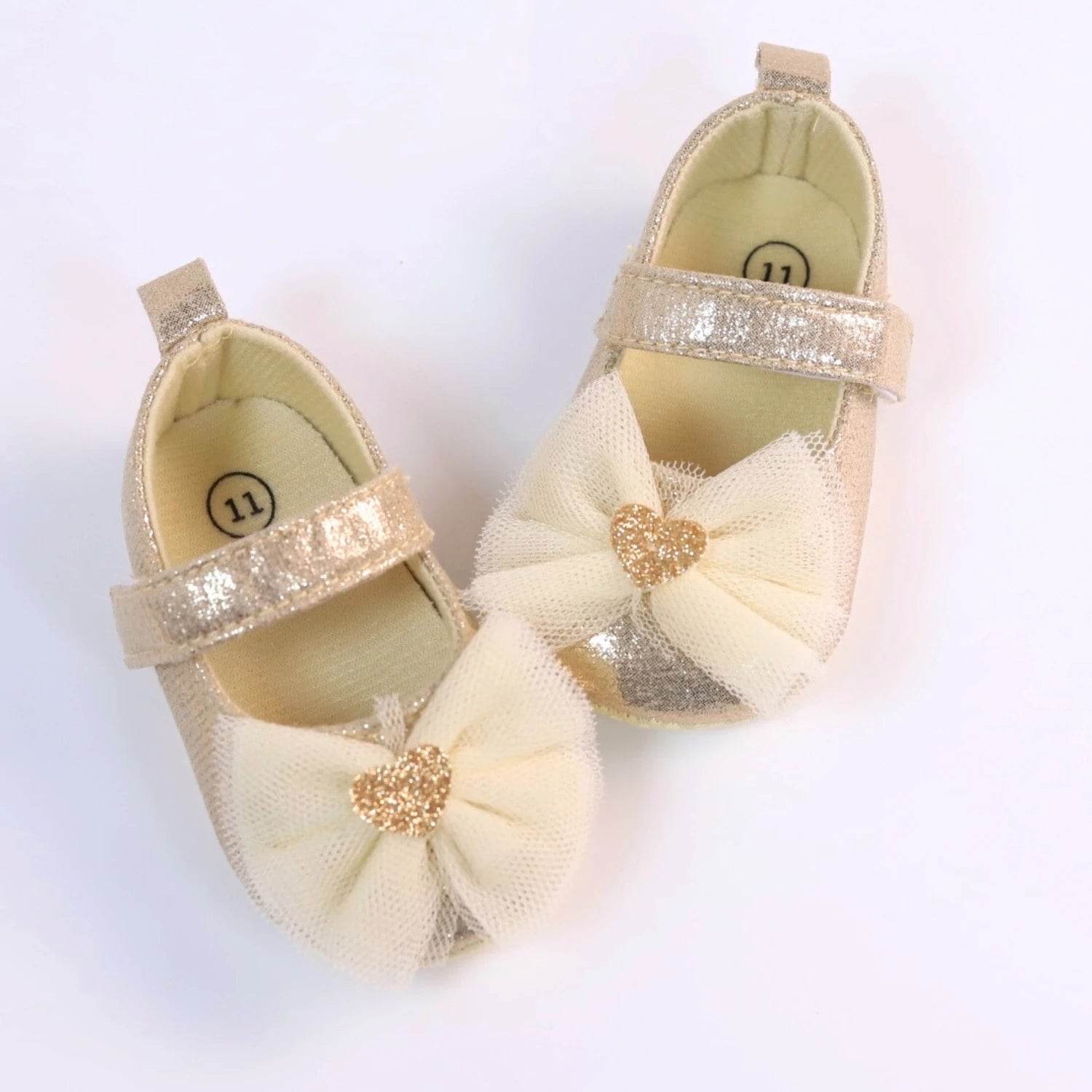 Baby Girl Lace First Walker Shoes – Breathable & Non-Slip - Little Fashion