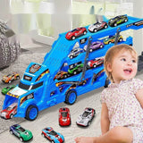 2-in-1 Truck & Race Track Toy for Kids – Educational Fun - Little Fashion